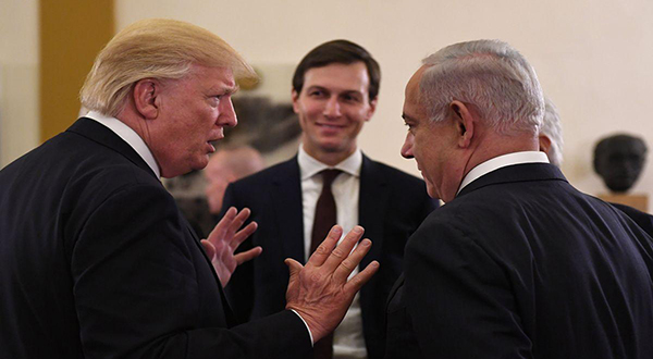 Kushner in ’Israel’, Jordanian King to Meet Trump